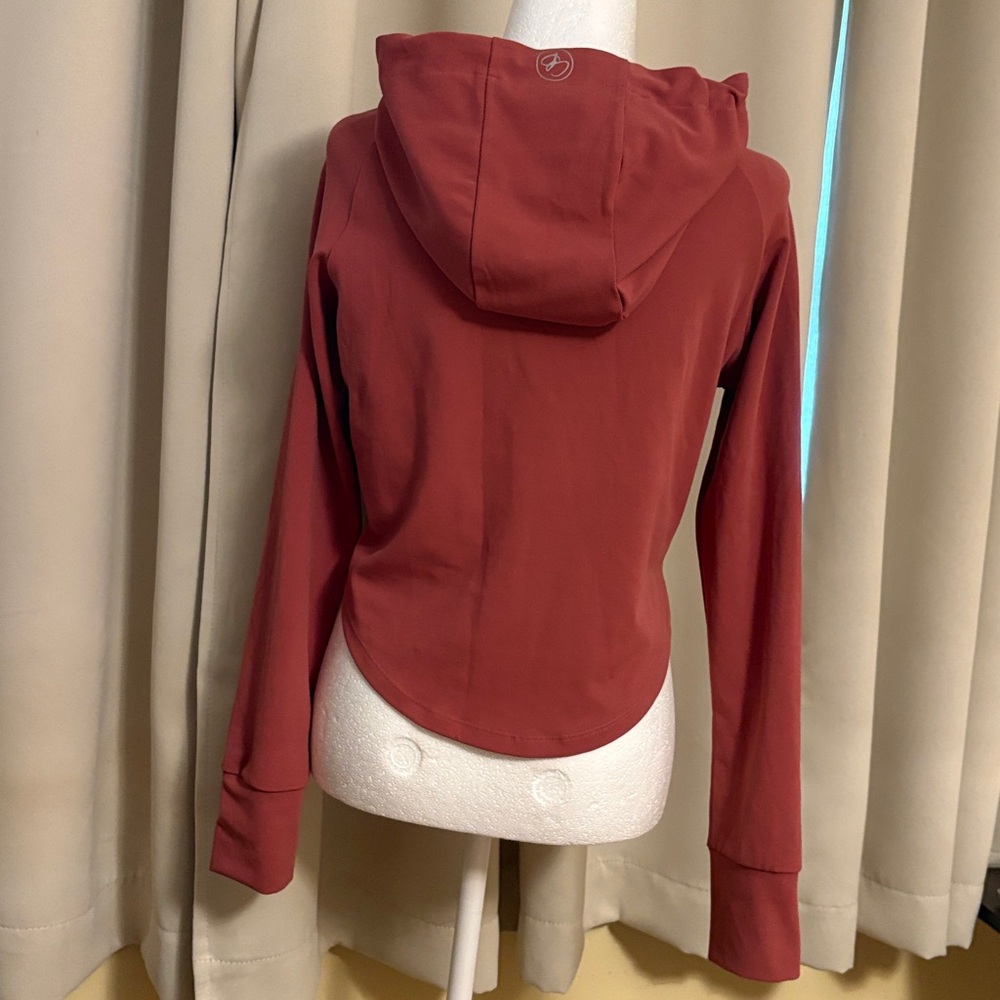 CB Rust Hoodie with Drawstrings - Picture 3 of 6